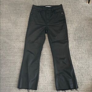 Hidden  Black coated cropped Jeans